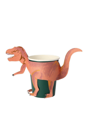 T-rex Party Cups  (x 8)