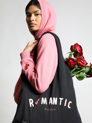 Tote Bag Romantic Curve Puff Print