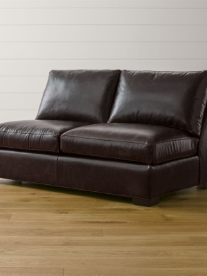 Axis Ii Leather Armless Full Sleeper Sofa