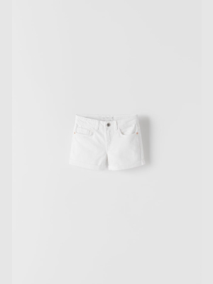 Solid Color Serged Shorts