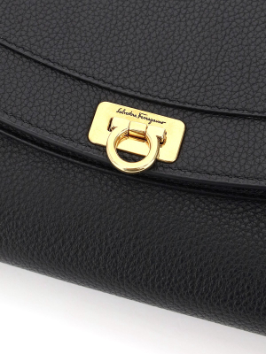 Salvatore Ferragamo Gancini Mini Clutch Bag