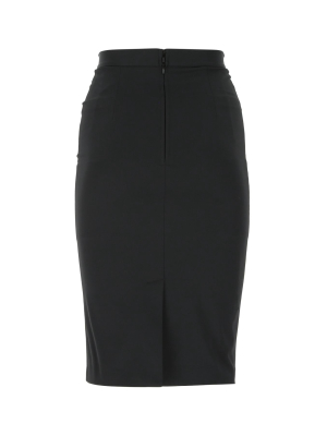 Elisabetta Franchi Horsebit Pencil Skirt