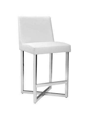 Howard Counter Stool, White