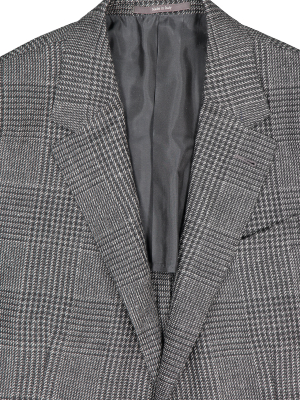 Grey Plaid Sport Coat