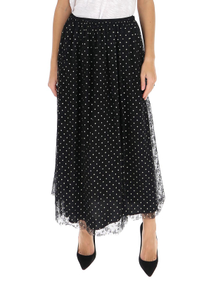 Redvalentino Polka Dot Skirt