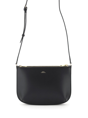 A.p.c. Sarah Logo Debossed Crossbody Bag