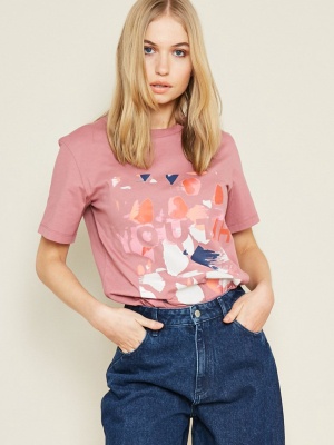 The Terrazzo Tee - Pink