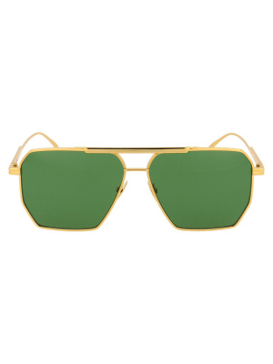 Bottega Veneta Pilot Frame Sunglasses