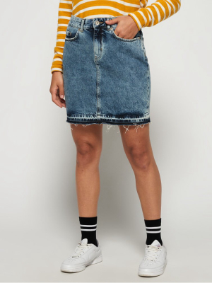 Denim Mini Skirt