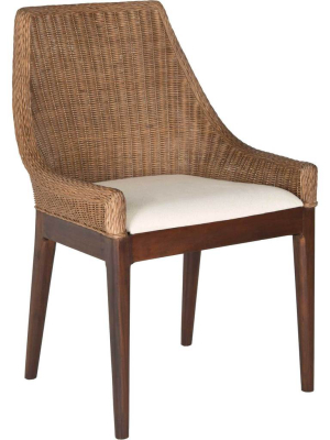 Fradel Rattan Sloping Chair