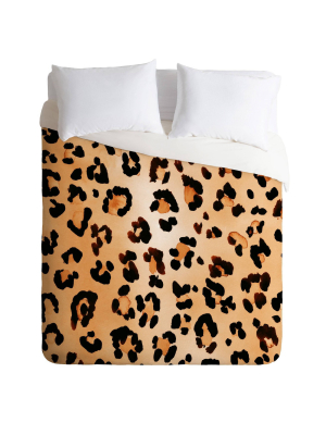 Amy Sia Animal Leopard Brown Duvet Set