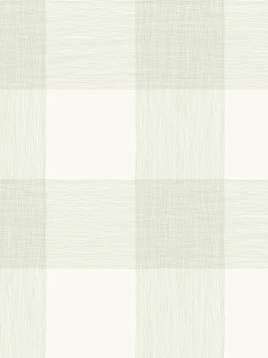 Common Thread Wallpaper In Fog Green From Magnolia Home Vol. 2 By Joanna Gaines