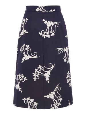 Printed Knee-length Skirt