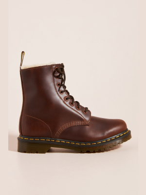 Dr. Martens 1460 Faux Fur-lined Serena Lace-up Boots