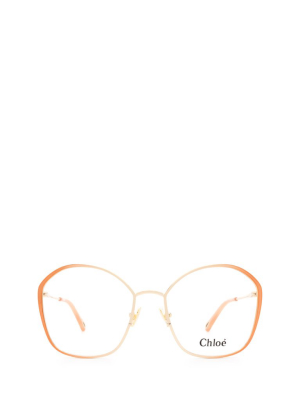 Chloé Eyewear Pentagon Frame Glasses