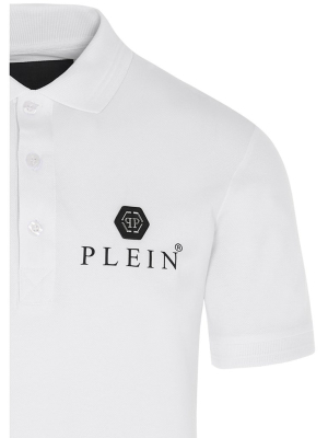 Philipp Plein Logo Print Polo Shirt