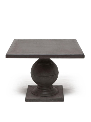 Cyril Square Dining Table Aged Gray Concrete