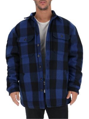 R13 Checked Padded Shirt Jacket