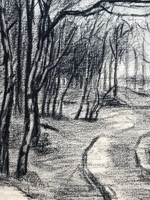 Evert Rabbers Landscape Drawing 65