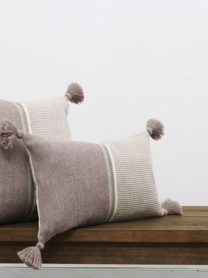 Pais Textil Pink Block Cierre Alpaca Pillow Cover