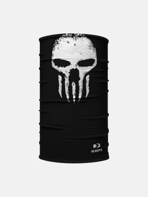 Tentacles Black White Skull Neck Gaiter