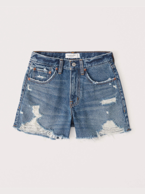 Mid Rise Boyfriend Shorts