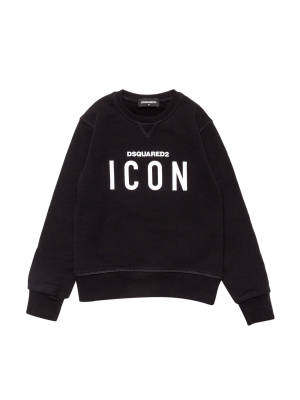 Dsquared2 Kids Icon Logo Printed Sweatshirt