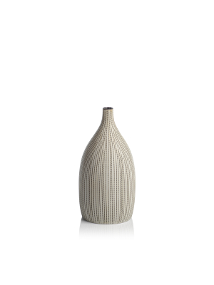 Nicolo Beige Porcelain Vase