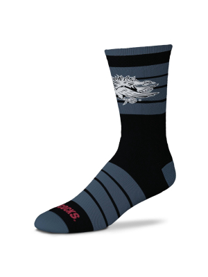 Ncaa South Carolina Gamecocks Men's Quad Black Crew Socks - 10-13