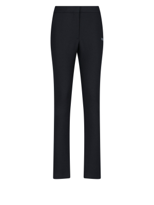 Off-white Slim Fit Trousers