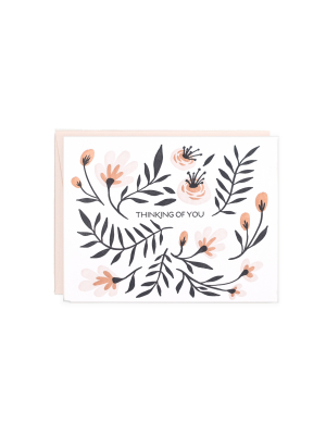 Lake Erie Design Co Thinking Of You - Folk Floral