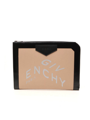 Givenchy Refracted Logo Clutch Bag