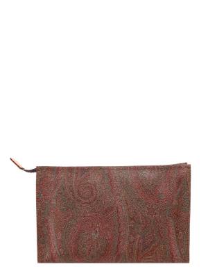 Etro Paisley Printed Pouch Bag