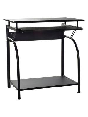 Stanton Computer Desk With Pullout Keyboard Tray - Onespace