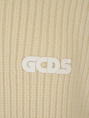 Gcds Turtleneck Rib Knit Jumper