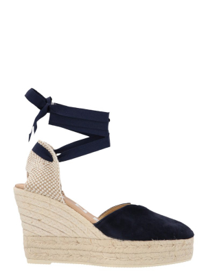 Manebí Wrap-tie Wedge Espadrilles