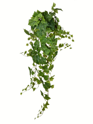 Vickerman Artificial Grape Leaf Ivy Hanging Bush