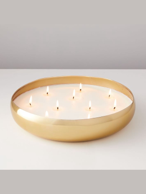 Oversized Metal Candle