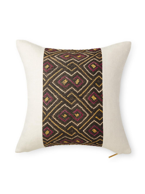 Kuba Cloth Lxxvi - Throw Pillow