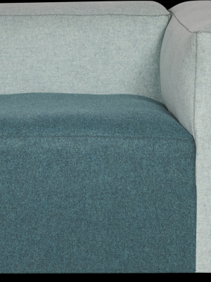 Hay Mags Soft Modular Sofa – Light Green/green – Right Corner