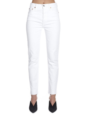 Re/done High-waisted Skinny Jeans