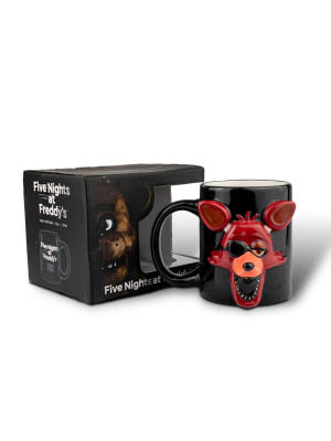 Just Funky Five Nights At Freddy Foxy Relief Coffee Mug | Foxy 3d Ceramic Mug | 20 Ounces