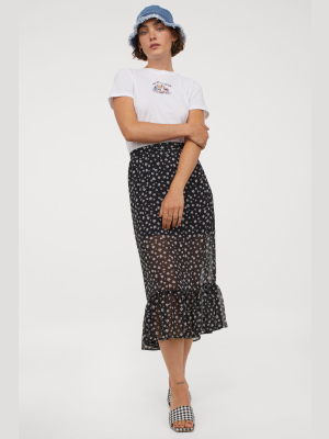 Crêped Skirt