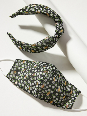 Saoirse Headband & Ear Loop Reusable Face Mask Set