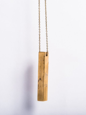 Cuboid Necklace (ag)