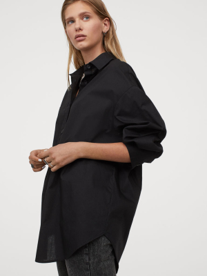 Oversized Cotton Shirt