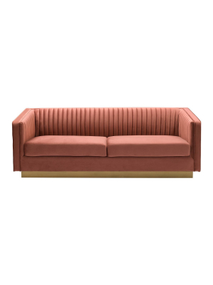 Miranda Velvet Sofa - Armen Living