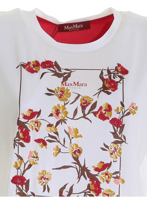 Max Mara Studio Baviera Floral Print T-shirt