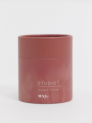 Wxy Studio 2 Concrete Candle In Rhubarb Anise 170g