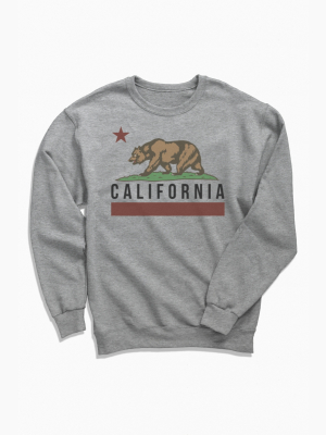 Classic California Bear Crew Neck Sweatshirt
